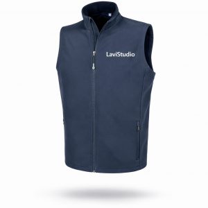 arbeits softshell weste mit logo druck oder stickerei