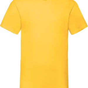 (ps) (16.1066) f.o.l. valueweight v neck t [sunflower] [front] (1)